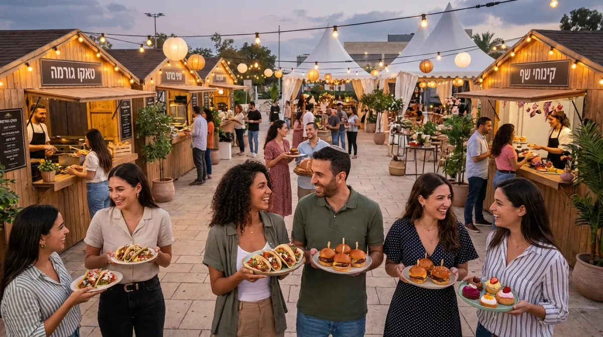 אוכל רחוב באירועים: מה הכי הולך?