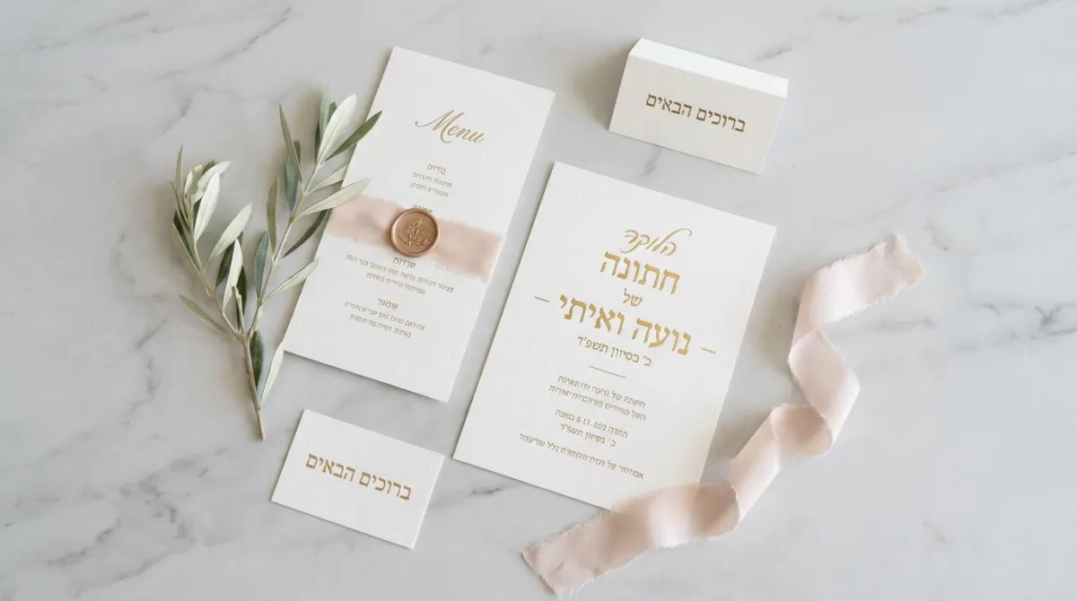 מיתוג חתונה: מההזמנה ועד התפריט