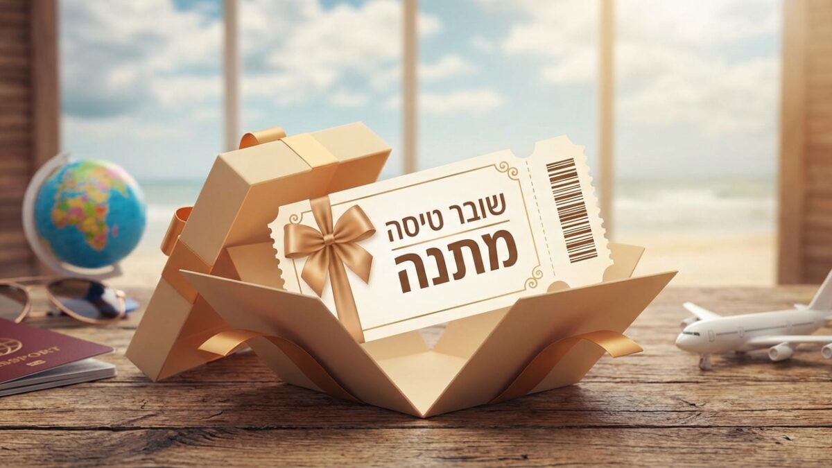 כרטיס טיסה מתנה