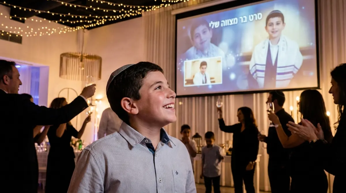שילוב קליפ בר מצווה באירוע: טיפים ועריכה